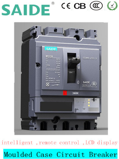 Moulded Case Circuit Breaker Intelligent LCD display 250A
