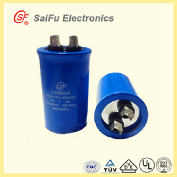 Aluminium Run Capacitor 450V Cbb65 for Air Conditioner