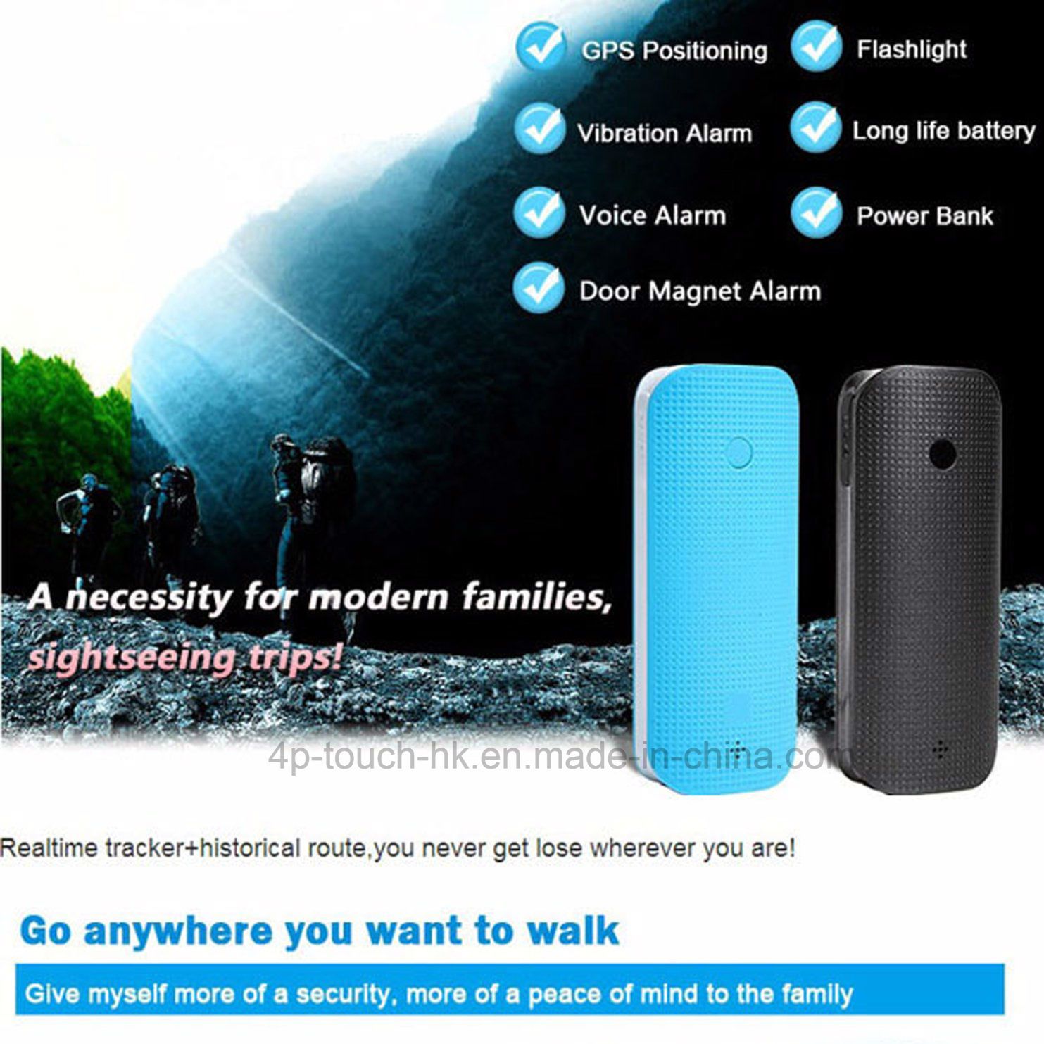 Long Standby Time GPS Tracker with Tracking Function (V20)