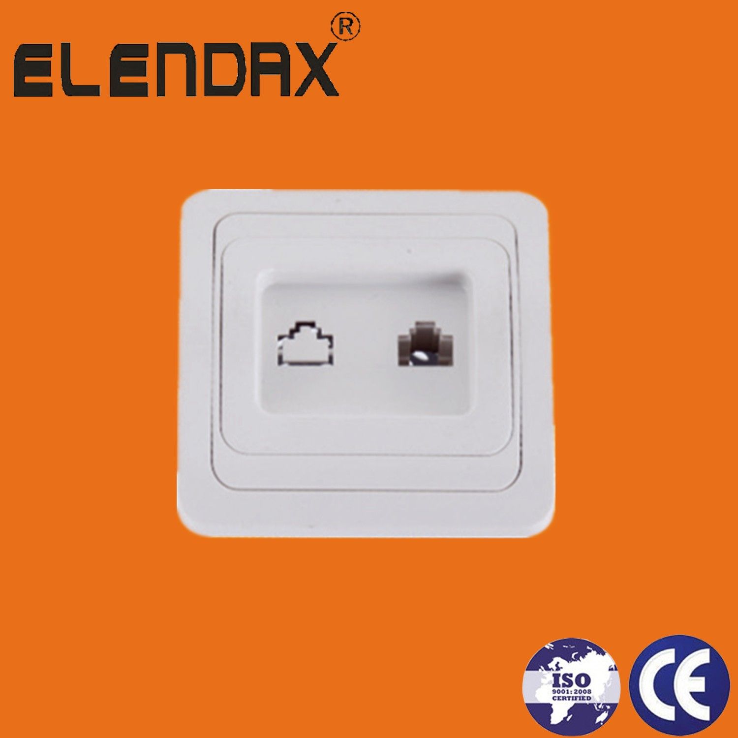 European Style RJ45 Socket (Internet numeric socket)