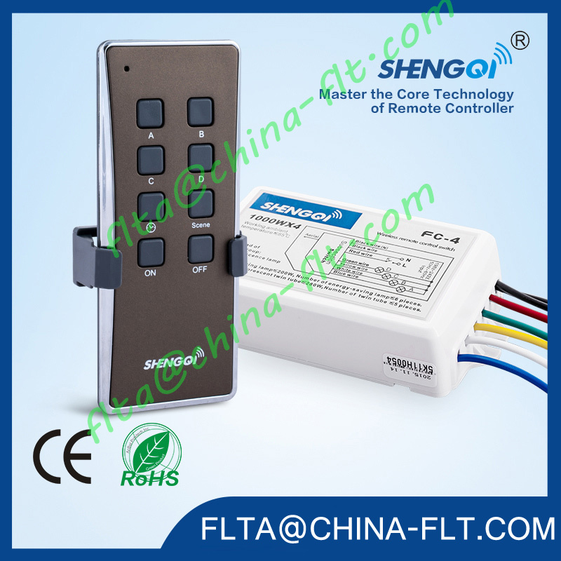 Rolling Code RF Remote Switch with Timer Control for Plant Growth