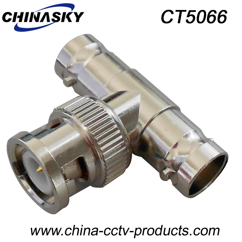 CCTV BNC Male to BNC Double Female Splitter Connector(CT50660