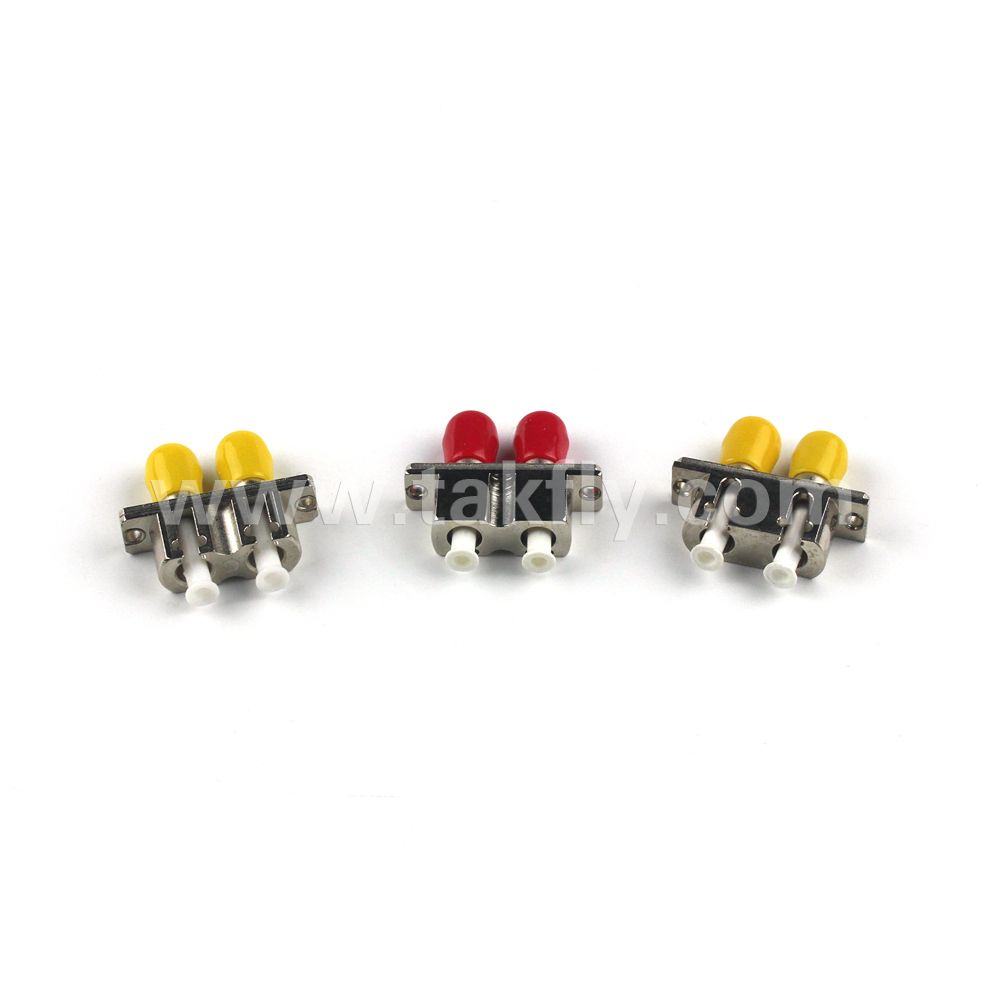 RoHS Compliant Singlemode Duplex ST-LC Fiber Optic Hybrid Adapter