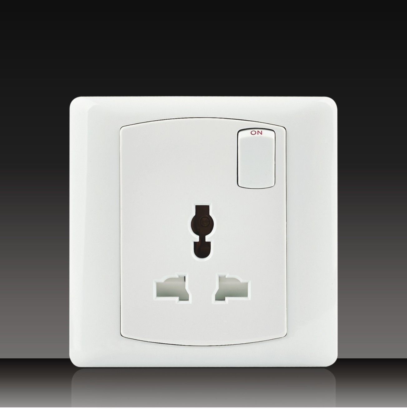 1gang Switch+ Mf Socket (DK18)