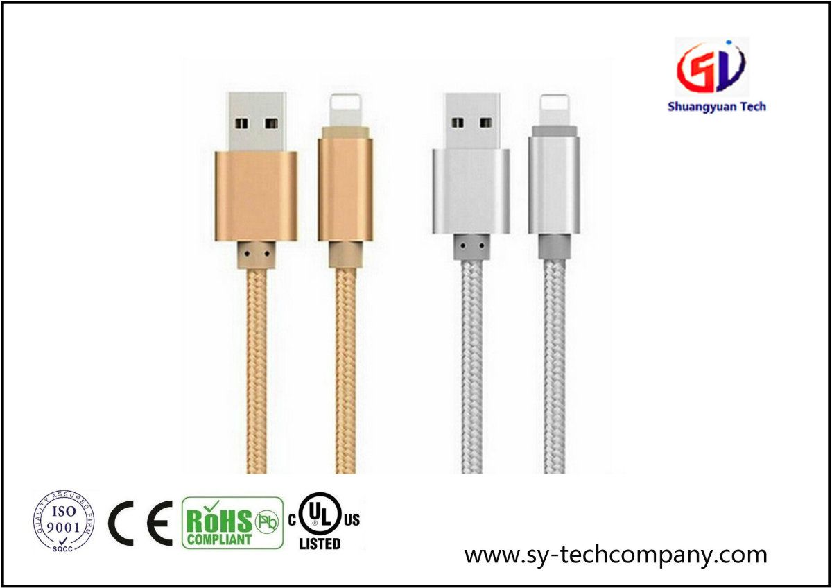 Nylon Braided 8 Pin Lightning to USB Charging Cable Cord
