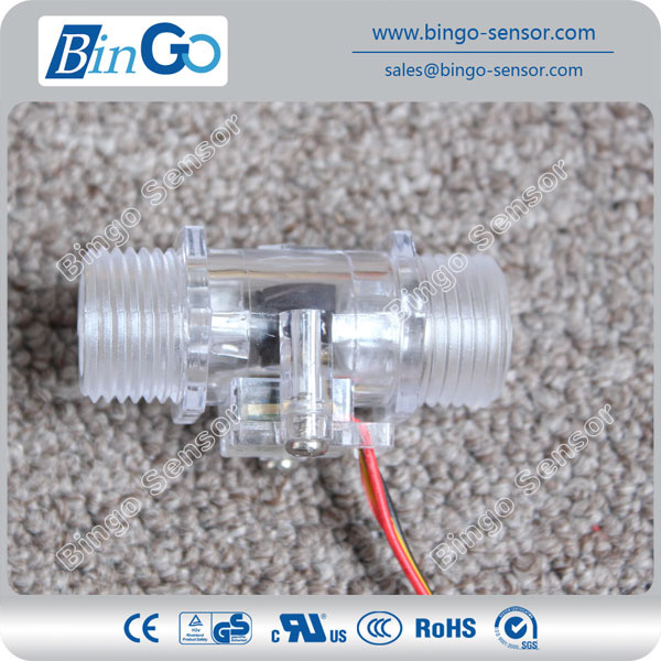 Nylon and Glass Fiber Water Flow Sensors Hall Sensor for Gas Water Heater