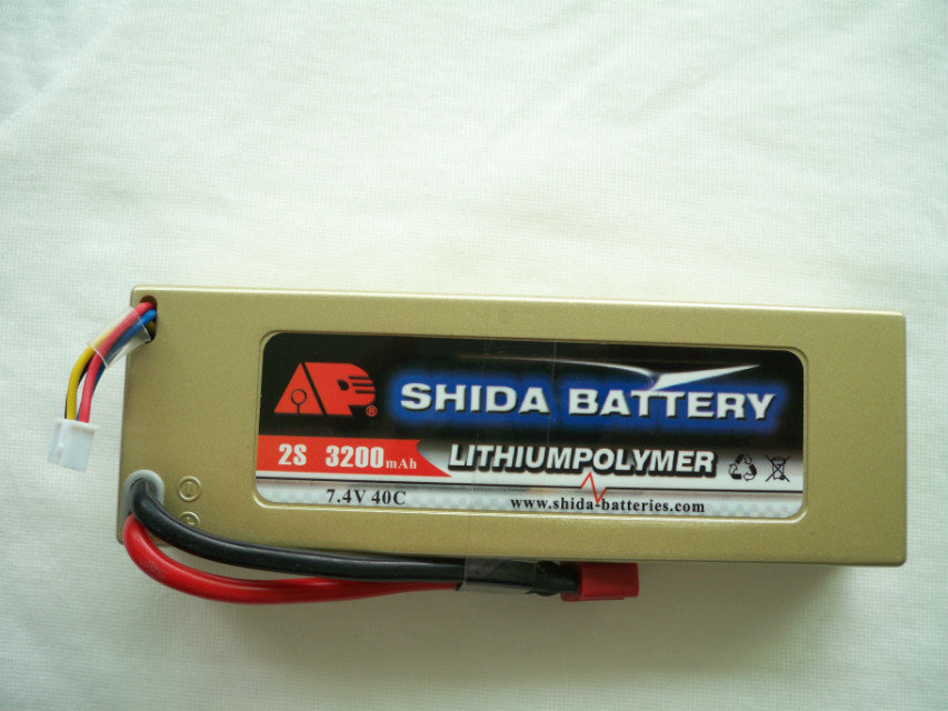 3200mAh 7.4V Hard Case Lithium Polymer Battery for RC Car