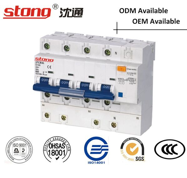 Stong RCCB with Residual Current Protection Circuit Breaker