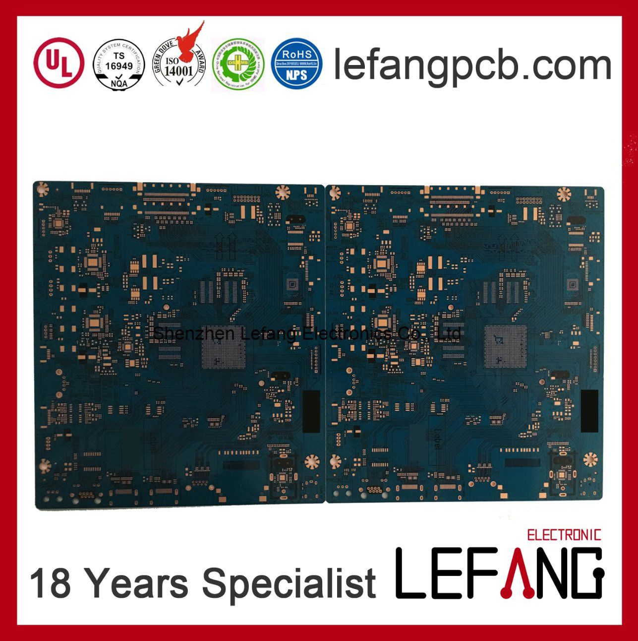 4 Layers Integrated PCB Printed Circuit Board for Communication Board