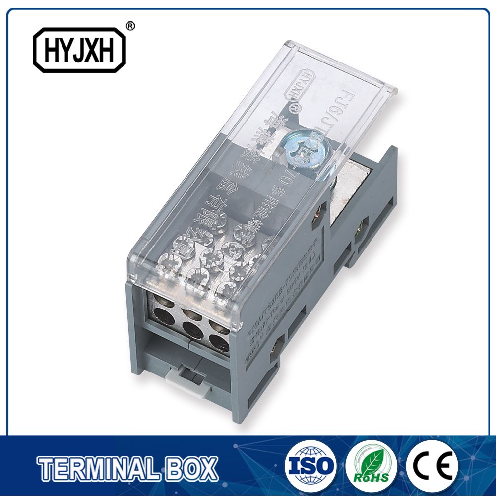 Fj6/Jts2e-25 Guide Rail Type Connection Terminal with One-Inlet, Twelve-Outlet