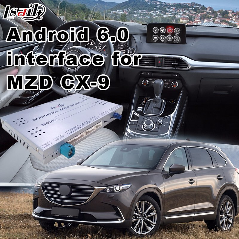 Car Android 6.0 GPS Multimedia Navigation Interface with Mirrorlink for 2014-2017 Mazda Cx-9