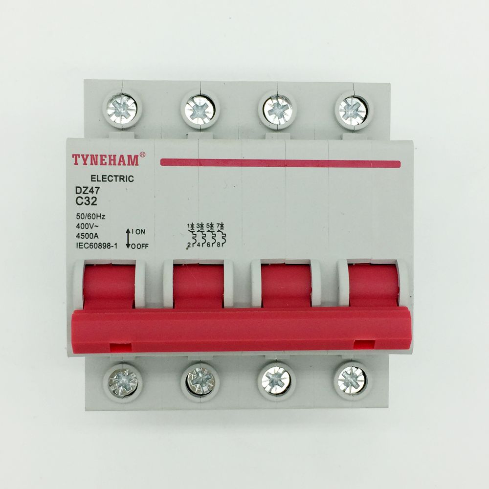 Dz47-63 Mini Circuit Breaker 4p Switch