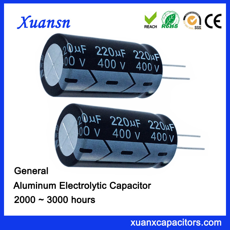 400V 220UF Electrolytic Capacitor Suppliers