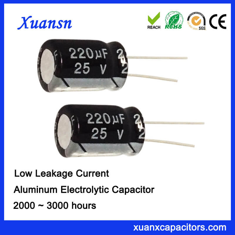 220UF 25V Electrolytic Capacitor Low Leakage Current