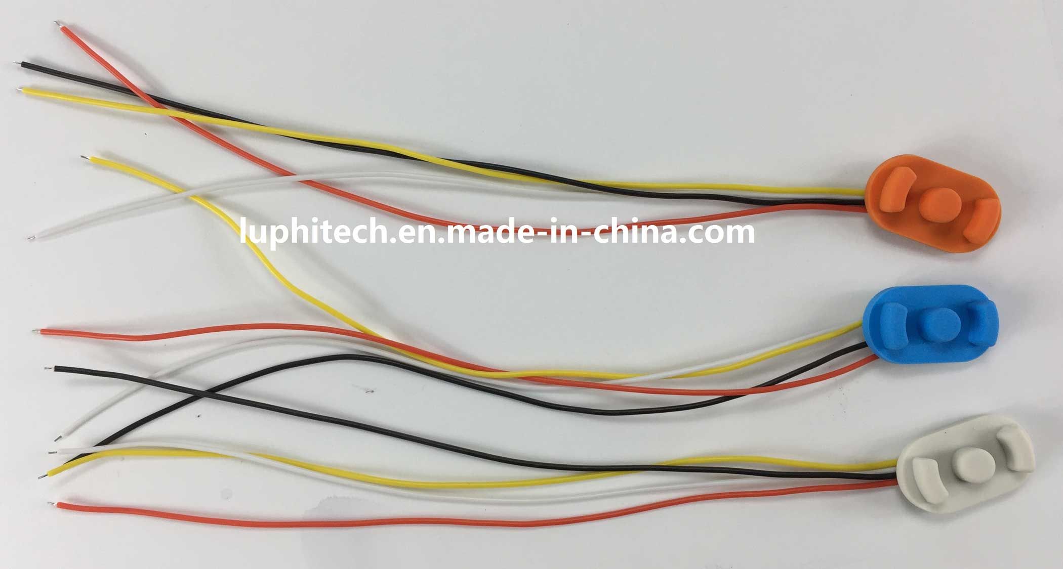 Silicone Rubber PCB Metal Domes Switch with Cables