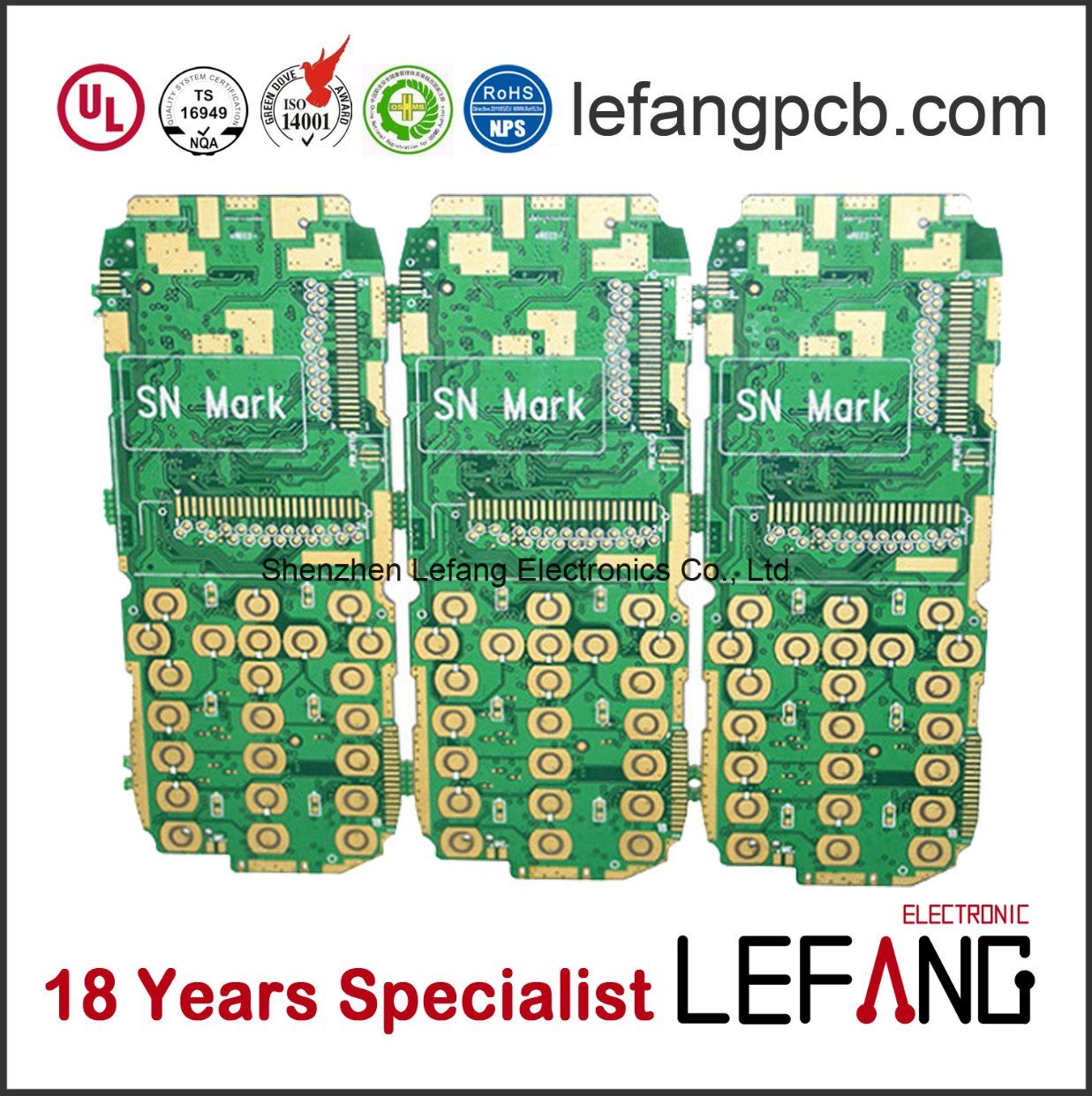 High Frequency PCB Board for Smartphone Mainbaord