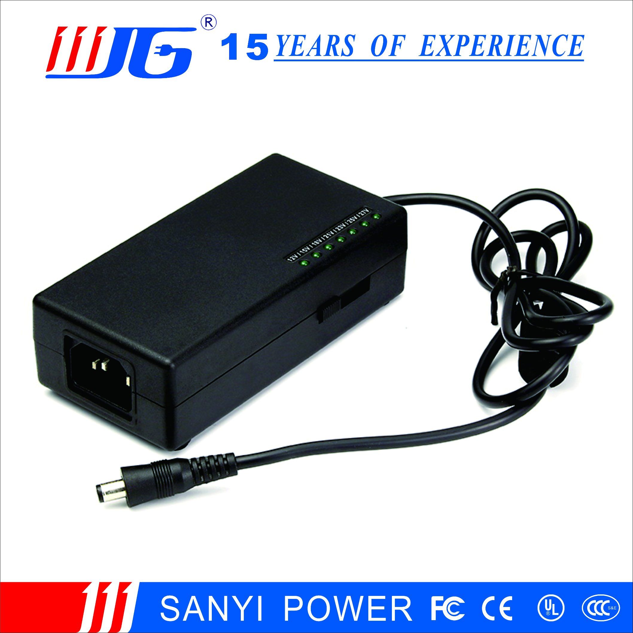 12V-27V Adjustable Desktop Power Adapter