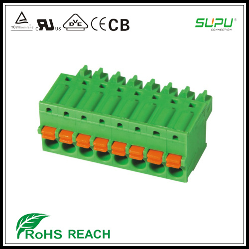 3.81mm Pitch Screwless Female Connector