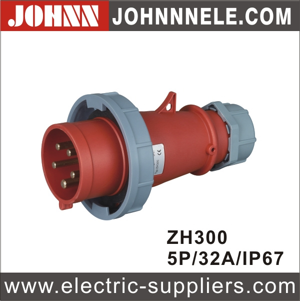 IP67 5p 32A Plug for Industrial