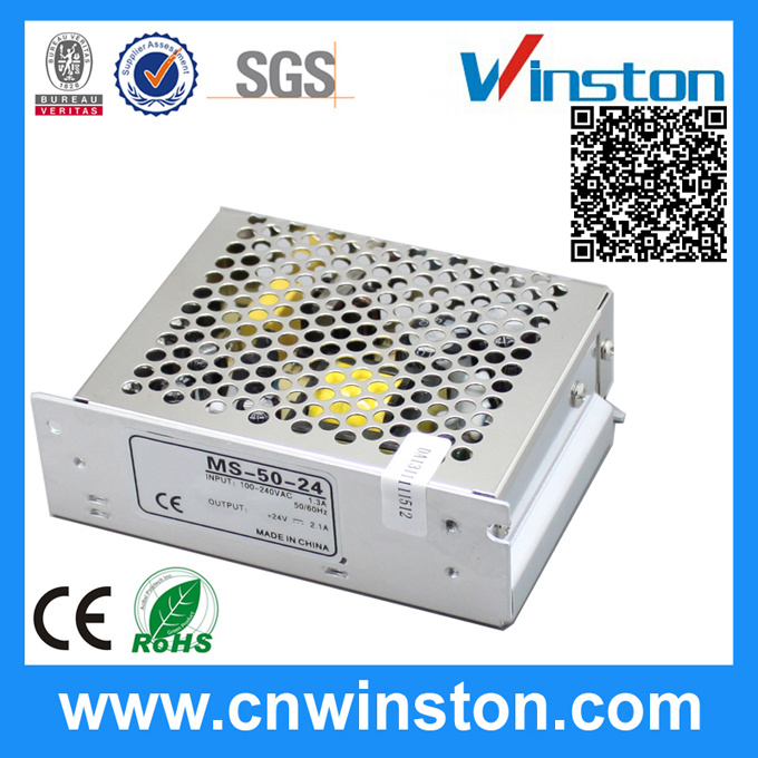Ms-50-24 Mini Size AC/DC Single Switching Power Supply with CE