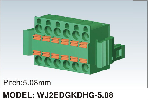 New Developing PCB Terminal Block (WJ2EDGKDHG-5.08mm)
