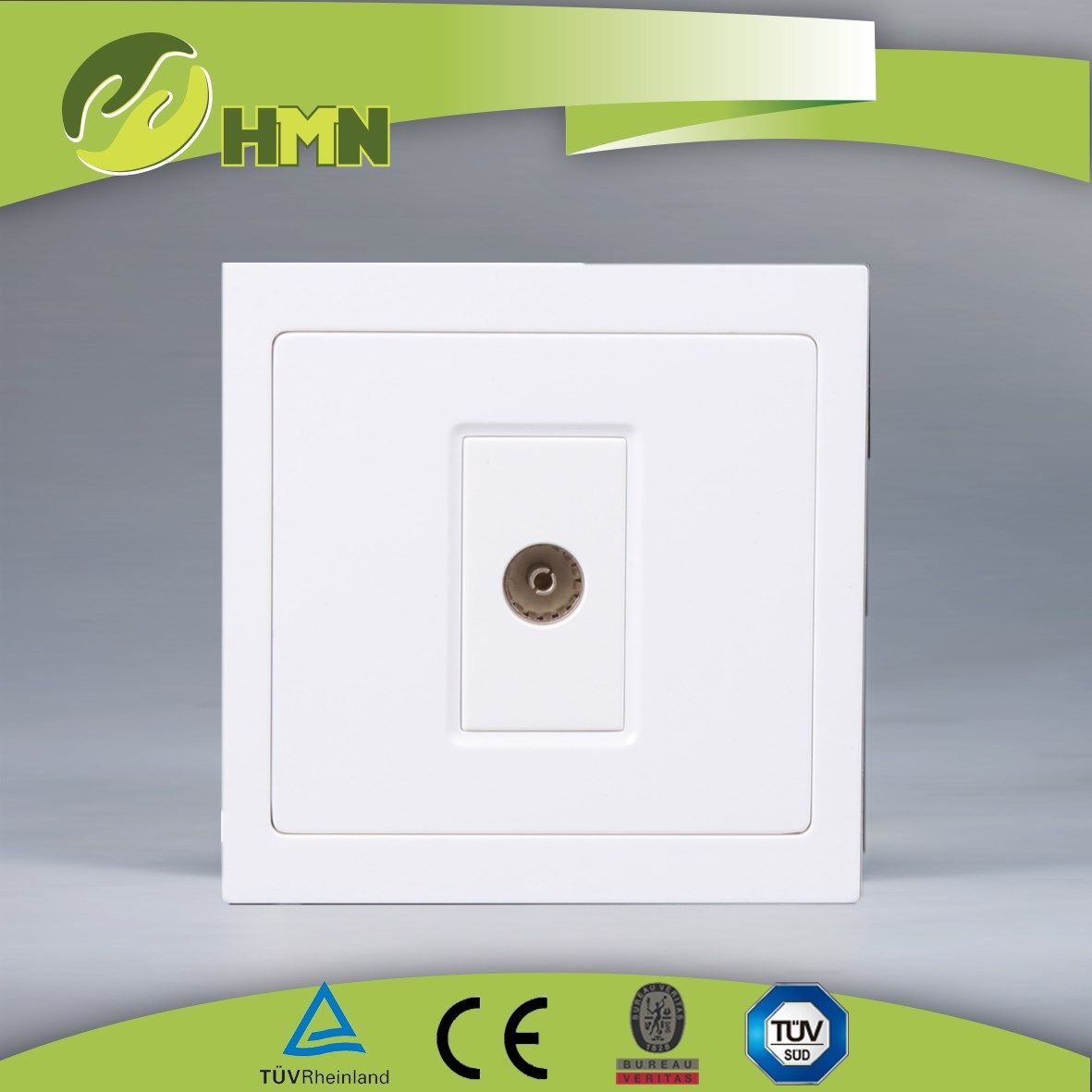 BS Standard Elegant 1 Gang TV/Satelite Socket
