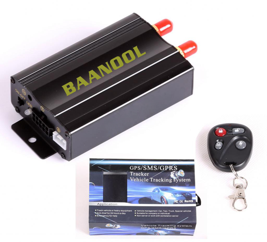 Engine Cut off Car/ Vehicle GPS Tracker Tk 103A, GPS Tracker with Fuel Detecting