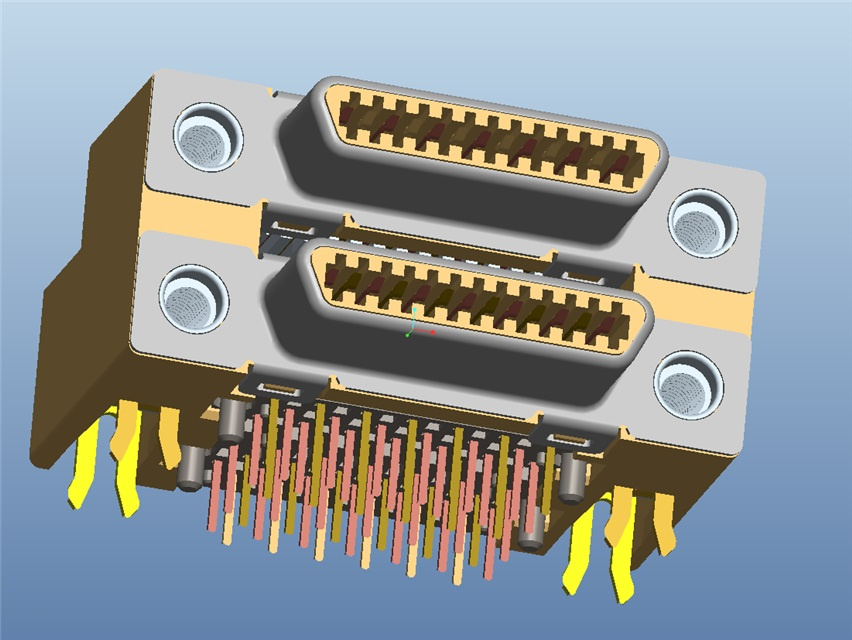 1.0mm Vhdci 26p Connector, Right Angle