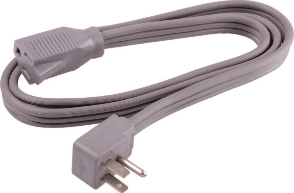 Appliance Extension Cord with Right Angle Plug 08-Ggptac160