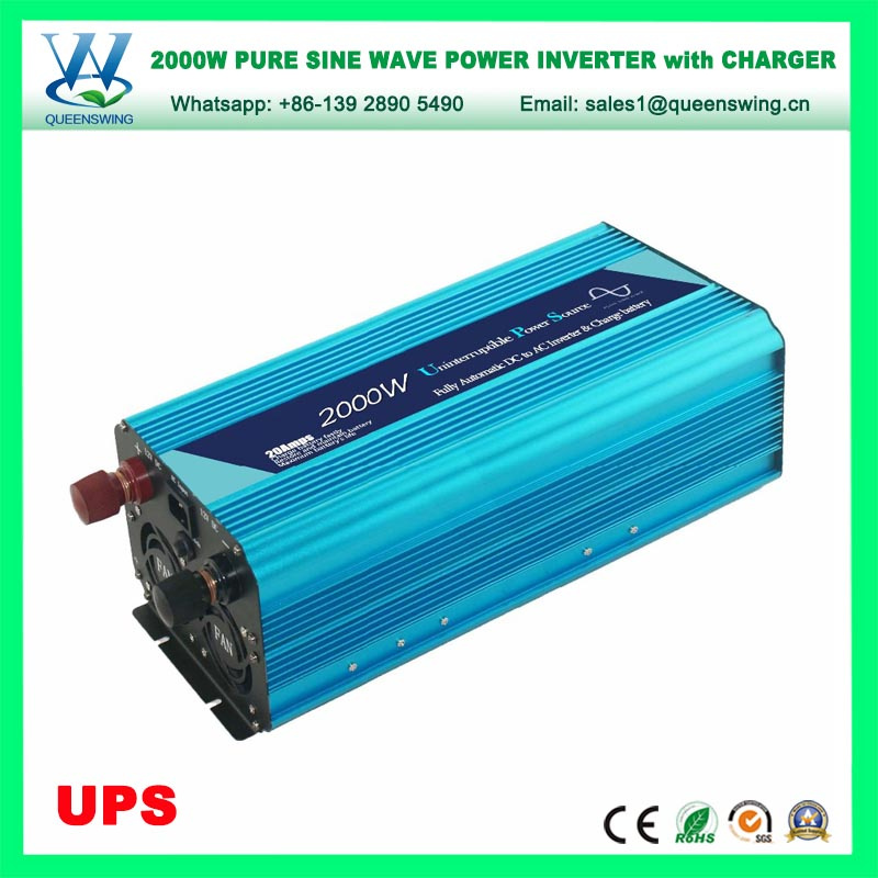 CE RoHS Approved 2000W Pure Sine UPS Solar Inverters (QW-P2000UPS)