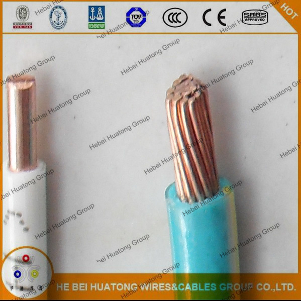 Single Core Conductor 6AWG Copper Thhn Nylon Wire