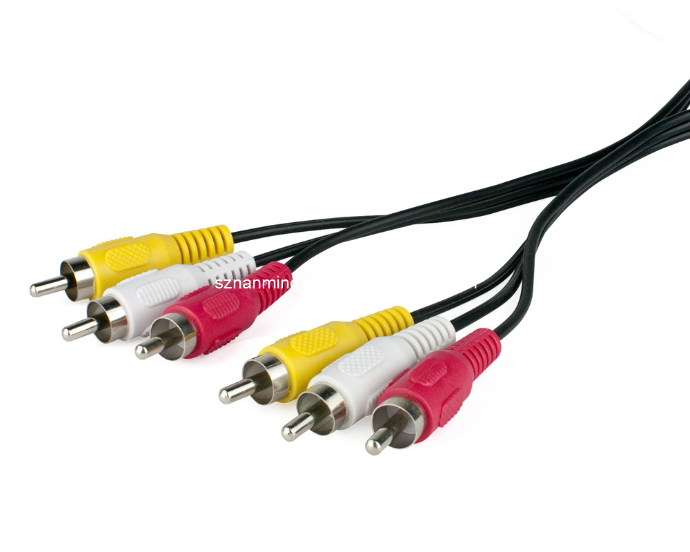 RCA Audio Video Cable 3RCA to 3RCA M/M Cable