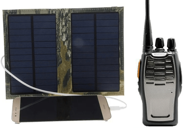6W Solar Mobile Phone Intercom Interphone Foldable Charger
