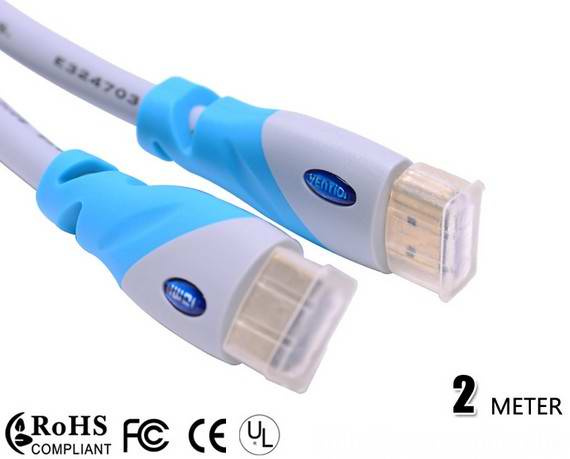 1.4V 2m HDMI Cable with Good Quality for 3D