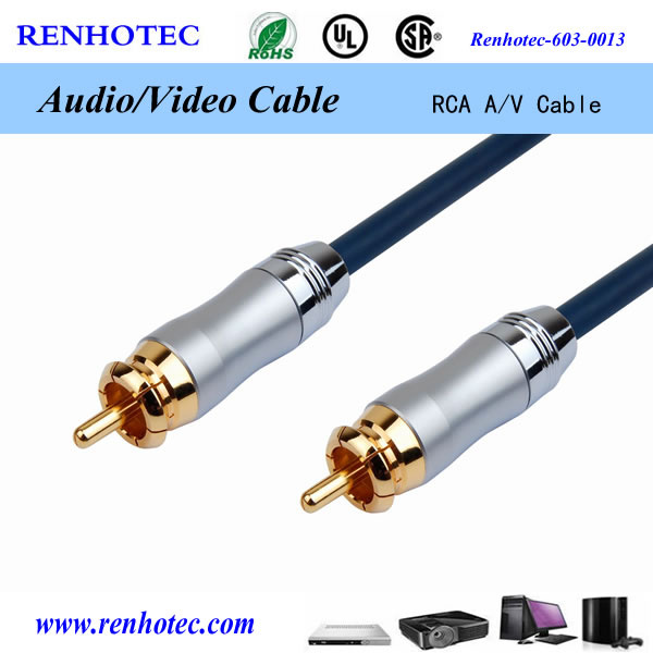 Gold RCA Connector Plug Jack Socket & 3 4 5 Pin XLR Connector