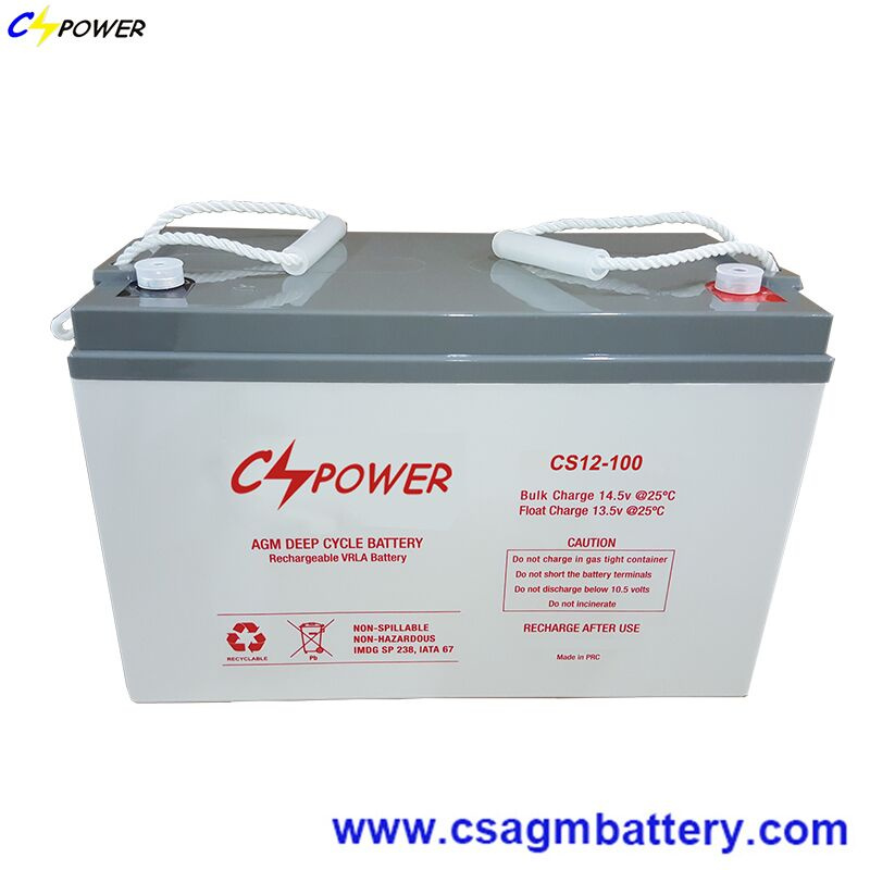 China AGM Battery 100ah 12V for Solar Power / UPS