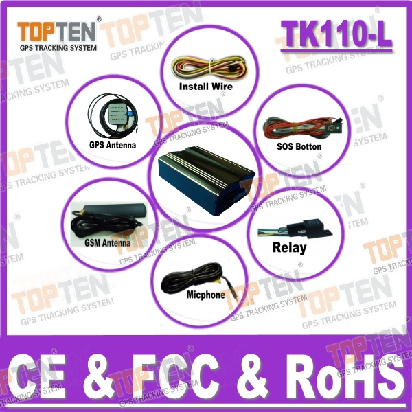 Mini Vehicle Tracker / GPS Tracker CE FCC RoHS Passed (TK110-WL060)