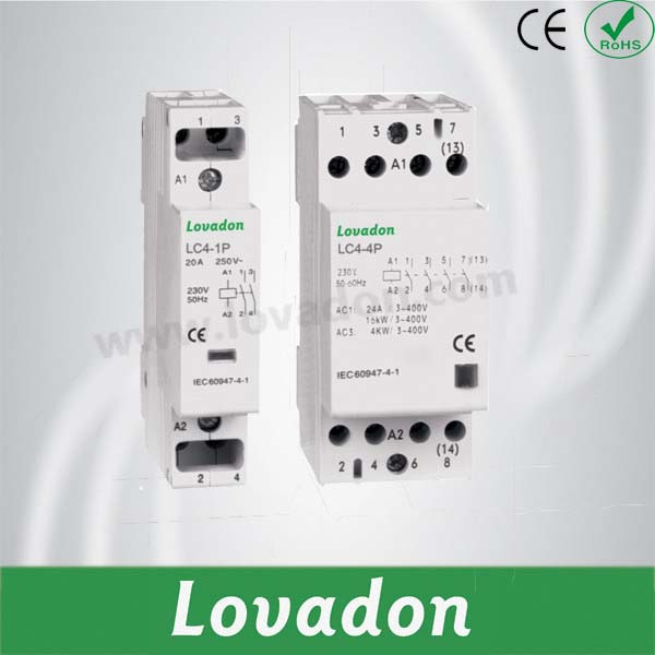 LC4 Series DIN Rail Modular Contactor for Dwellings