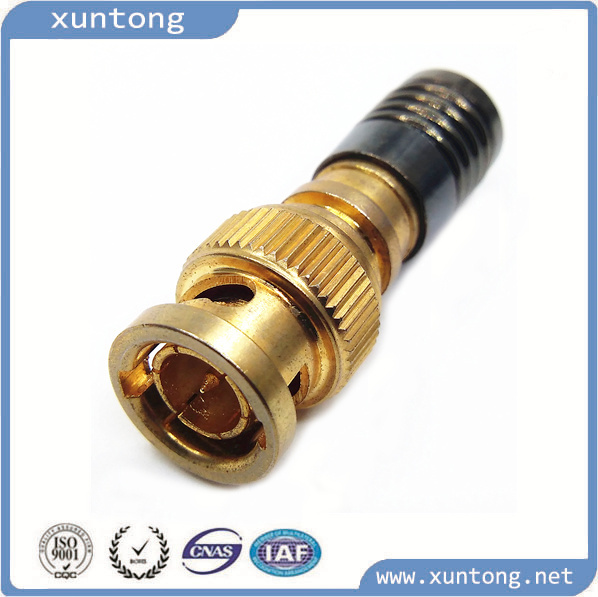 Waterproof Rg58 Rg59 RG6 BNC Male Compression Connector