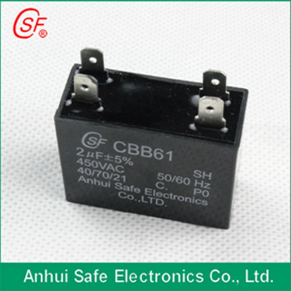High Quality 370V Cbb61 AC Motor Run Capacitor 60UF