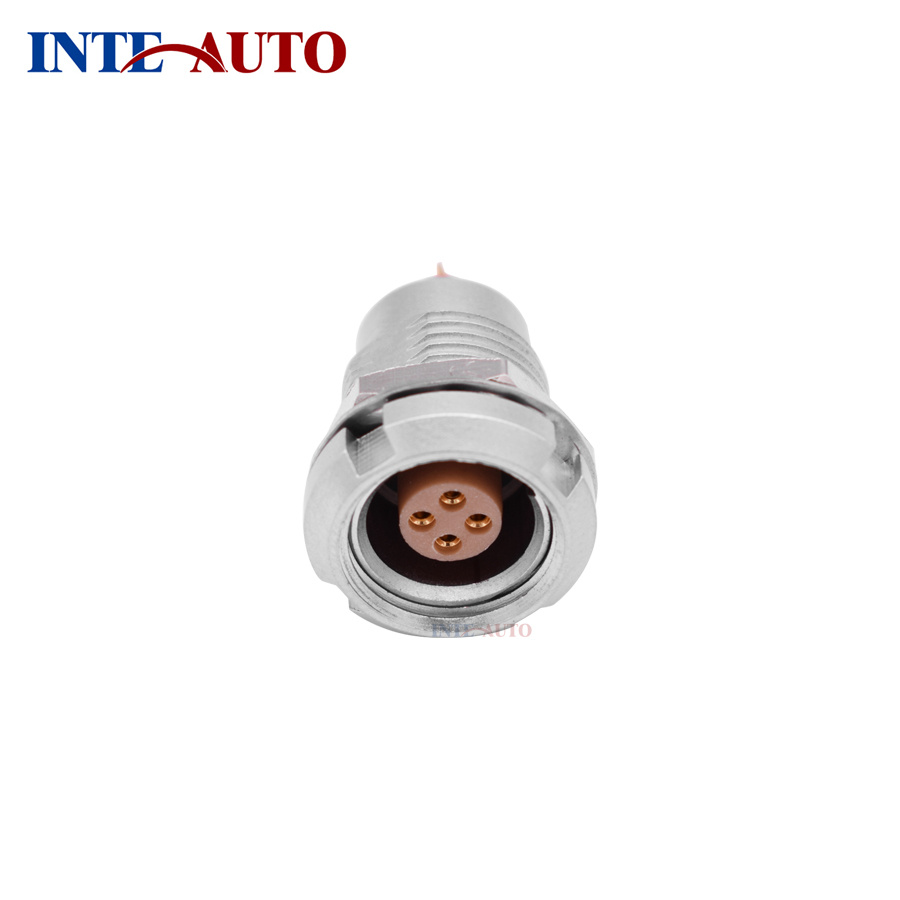 1b 4 Pin Push Pull Circular Socket Compatible Lemo for Power System