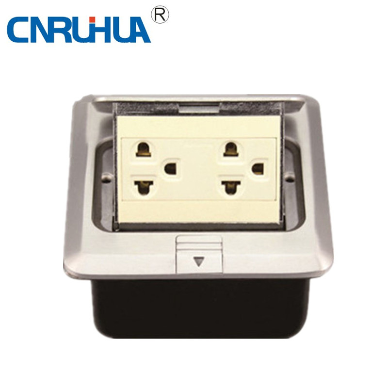 Factor Sales OEM Worldwide American Multi-Functional Two-Way Floor Socket