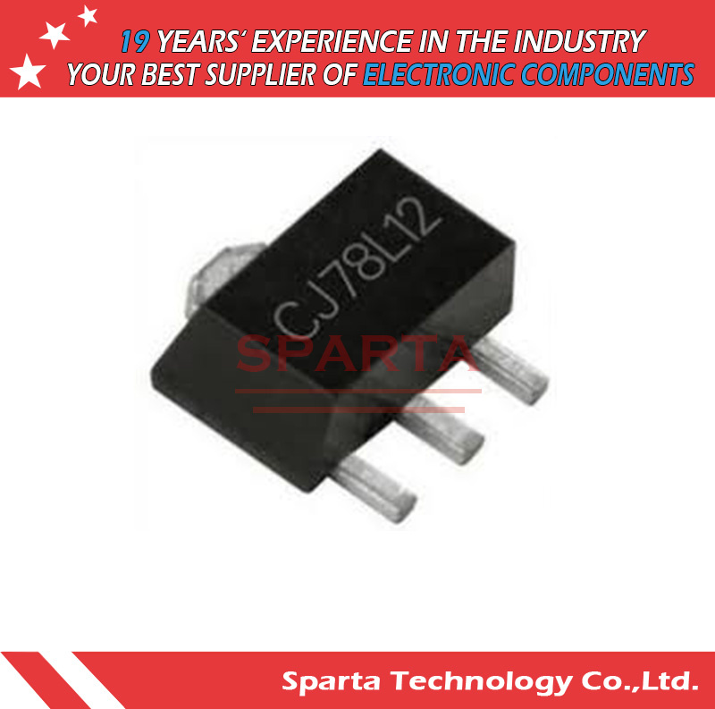 Cj78L12 Sot-89 Encapsulate 3-Terminal Voltage Regulator Transistor