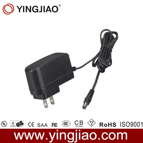 12W Plug in Switching Power Adapter with CE