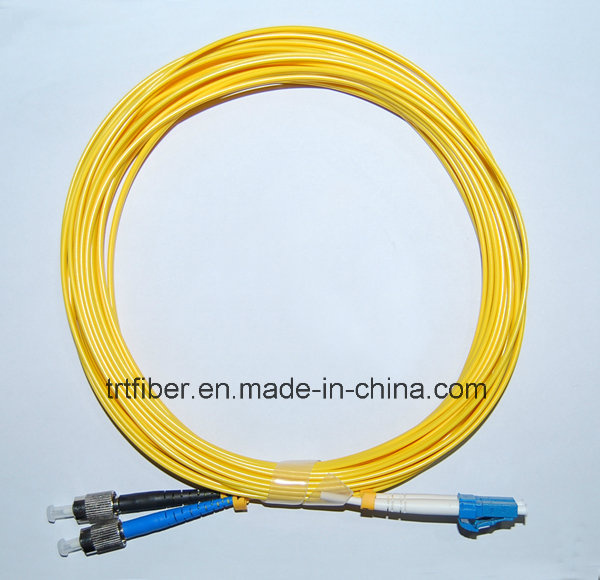 LC/Upc-St/Upc Singlemode Duplex Fiber Optic Patch Cord