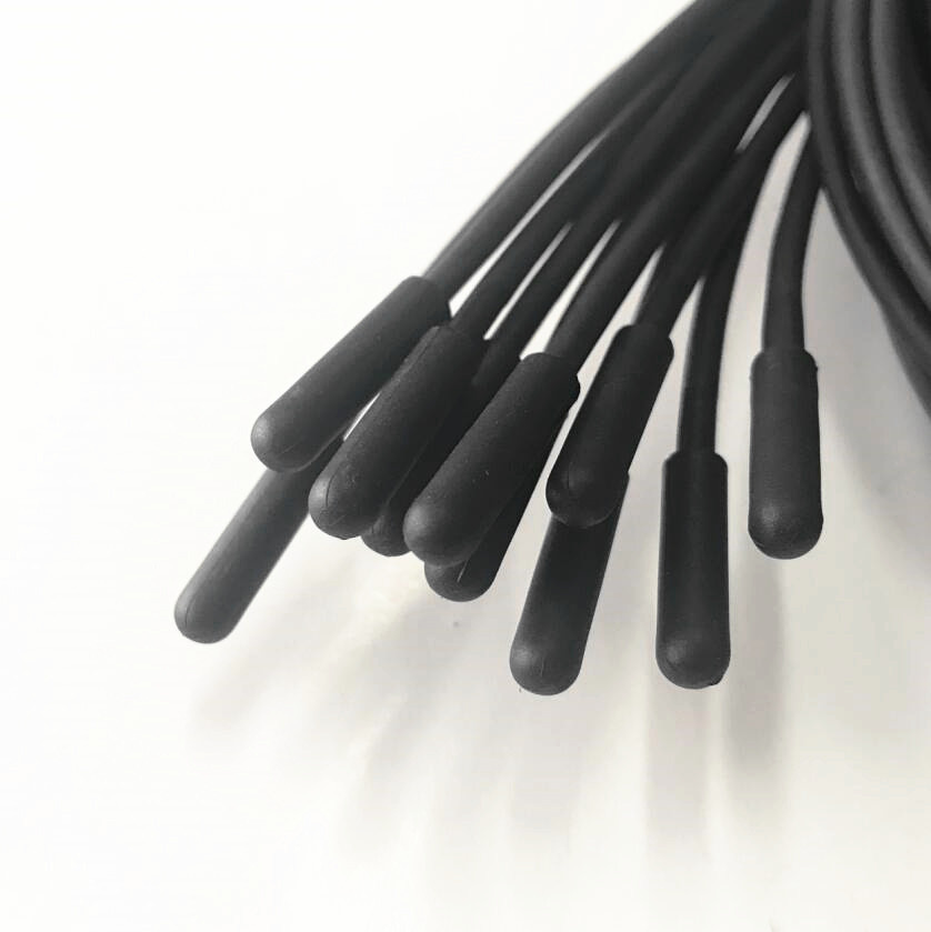 10K B25/85 3977 TPE Injection Overmould Ntc Temperature Sensor for Floor Heating