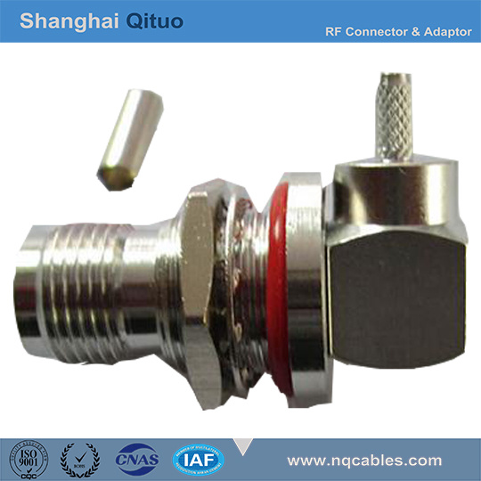 RF Connector TNC Right Angle Female Jack End-Tooth (TNC-KYW-C-1.5)