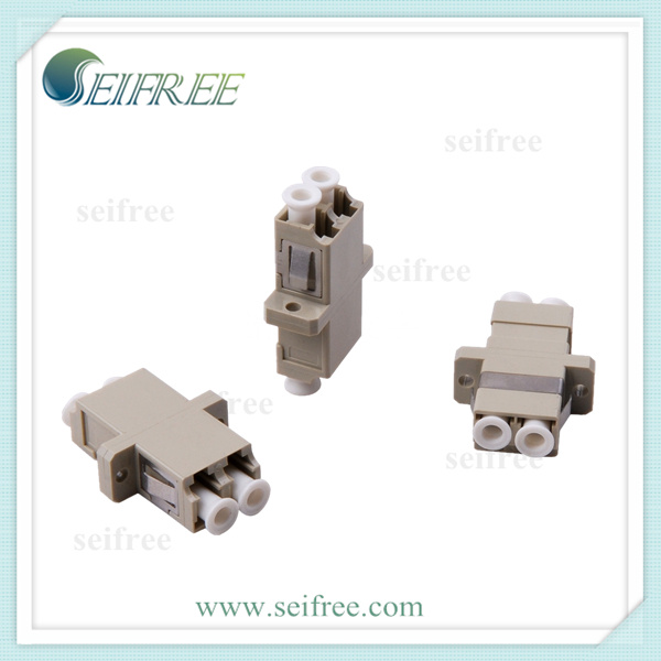 LC Duplex mm Fiber Optic Adapter FTTH CATV