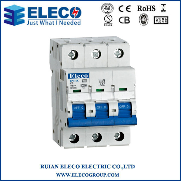 10ka 3p MCB Mini Circuit Breaker (EPB10K Series)