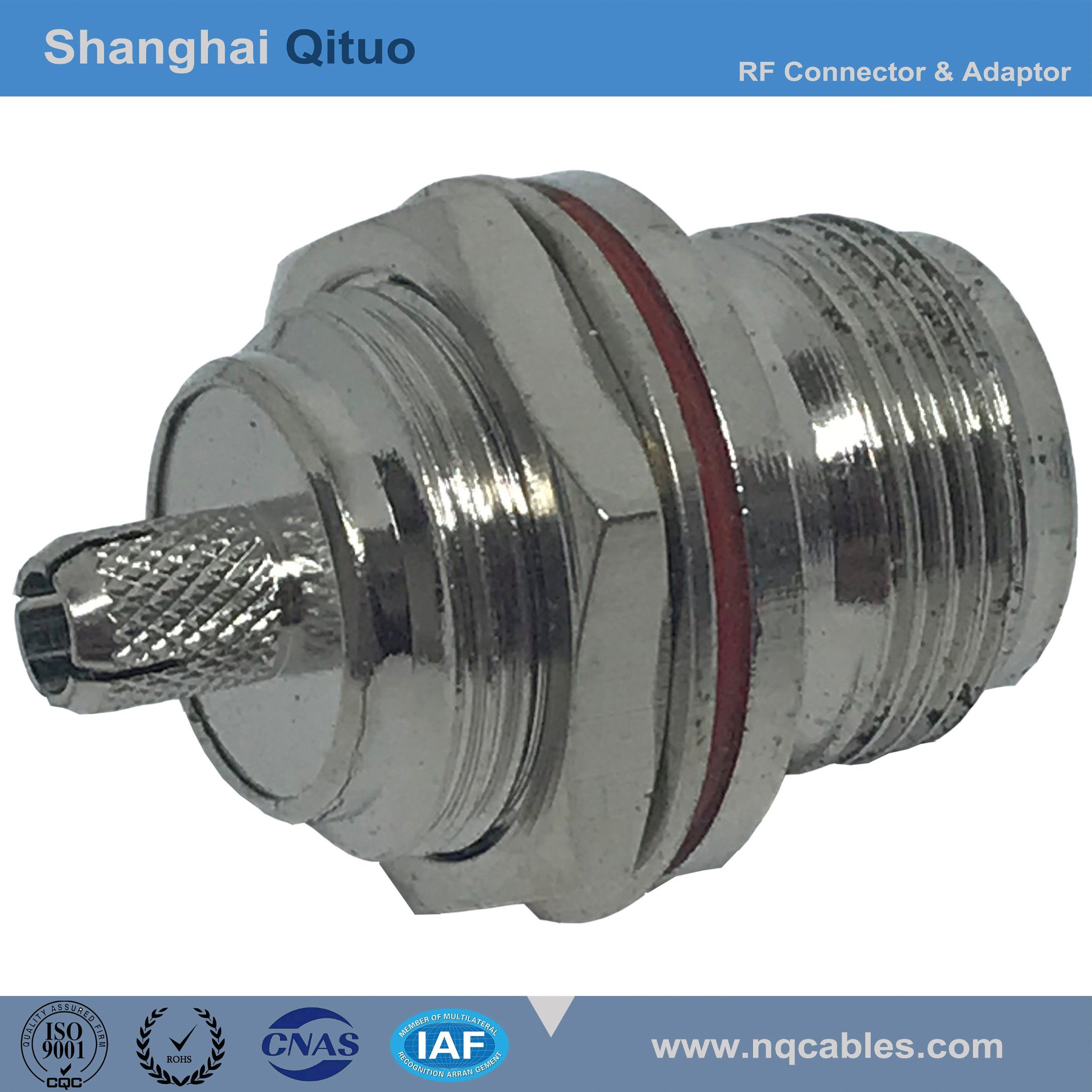 RF Connector N Straight Female Jack End-Tooth Crimp for Rg-58u (N-KY-C-3)